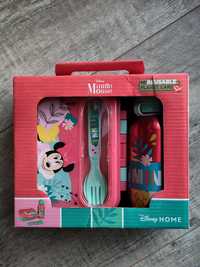 Zestaw Disney lunch box- Minnie Mouse. Pudełko śniadaniowe dla dzieci.