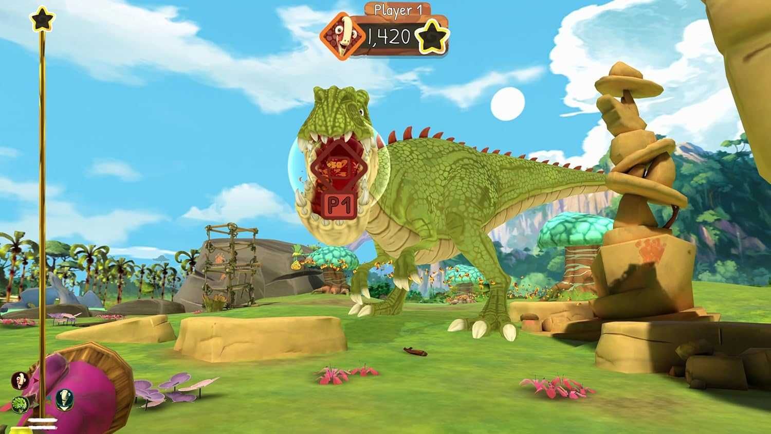 Gigantozaur: Dino Sports PS4 / PS5 - zestaw gier sportowych dla dzieci