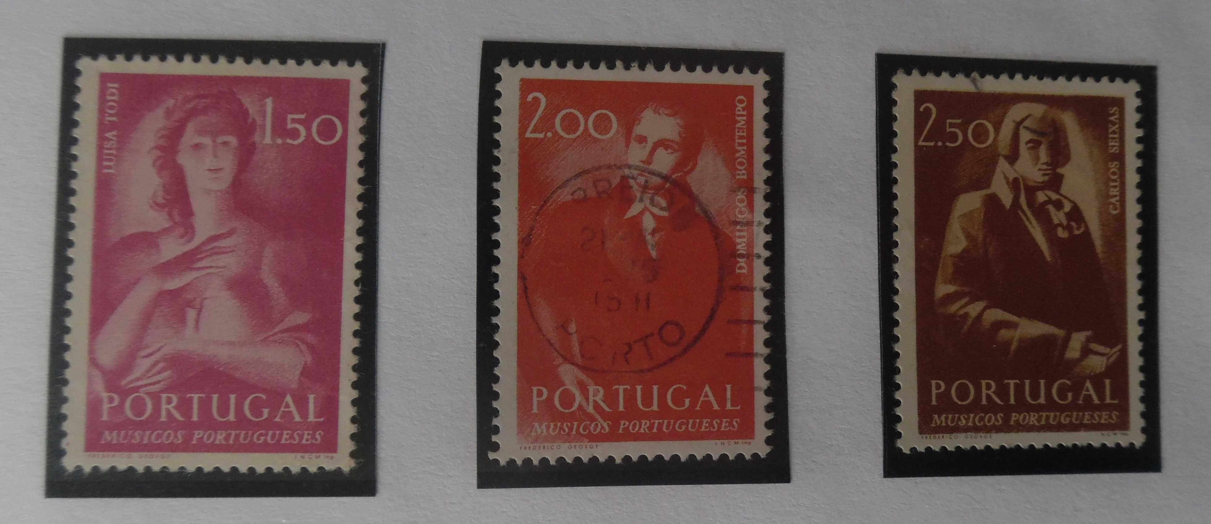 Selos Portugal 1974-Músicos Portugueses Série Completa