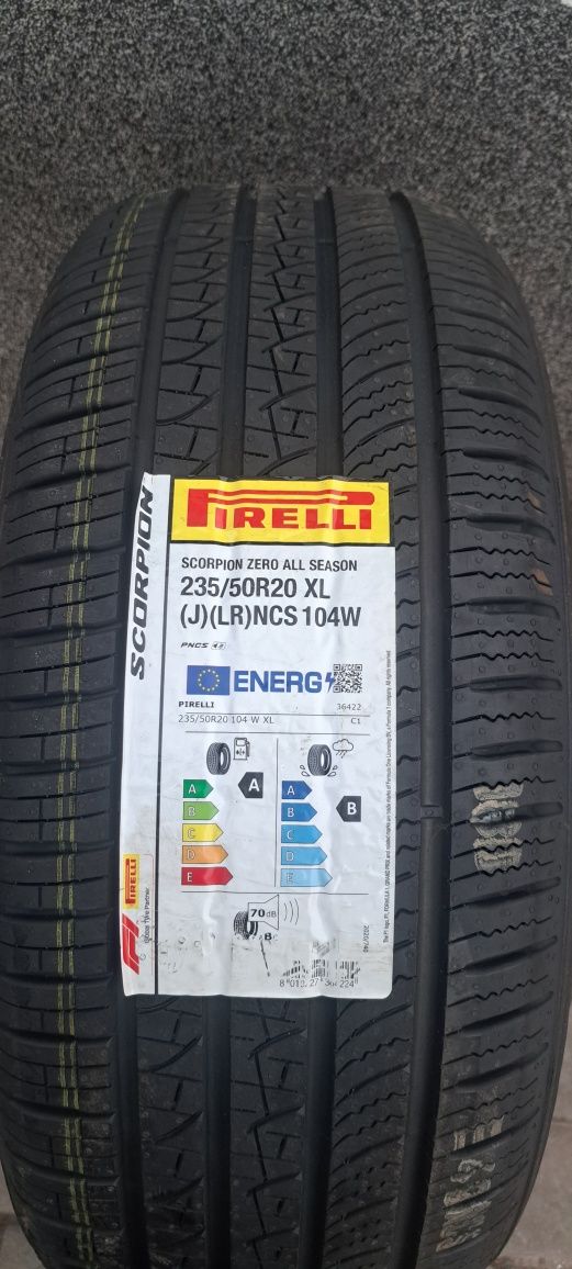 1x 235 50 R20 104W XL Pirelli Scorpion Zero All Season J LR NCS PNCS