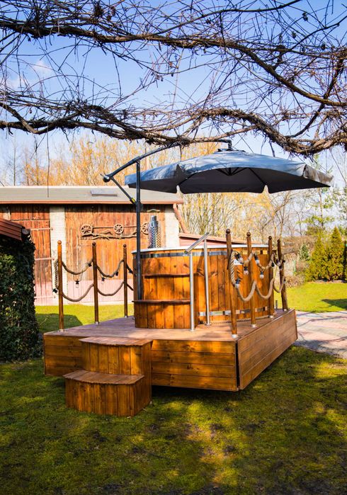 Mobilna Balia wodna Jacuzzi Mobilne Spa Impreza Grill urodziny prezent