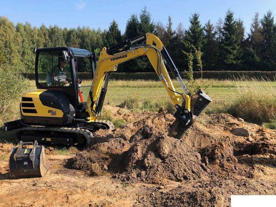 Usługi minikoparką 2,7t