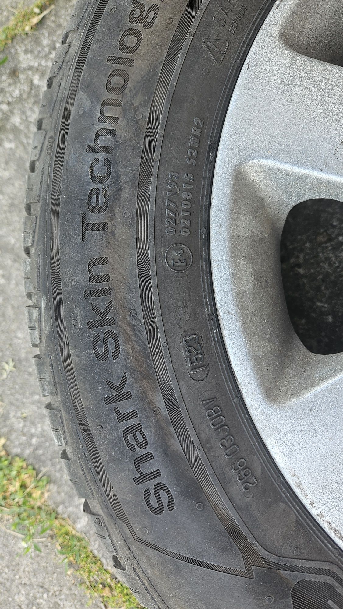 4x Uniroyal rainexpert  5 195/65 r15 (1523) felgi alu Megane 2 4x100