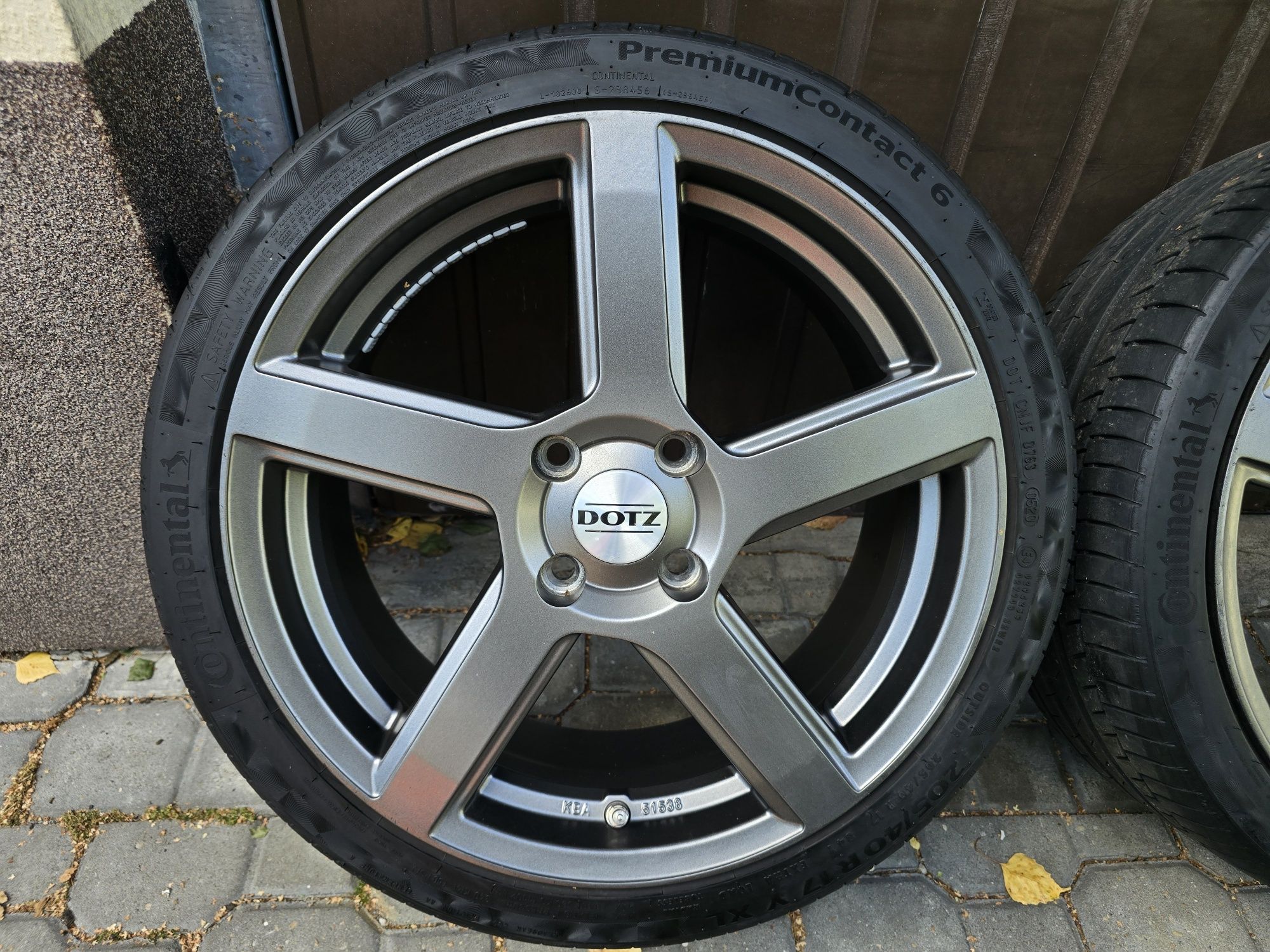 Felgi z oponami 205/40R17 Ford Fiesta 4x108 Fusion Focus Puma Ka+