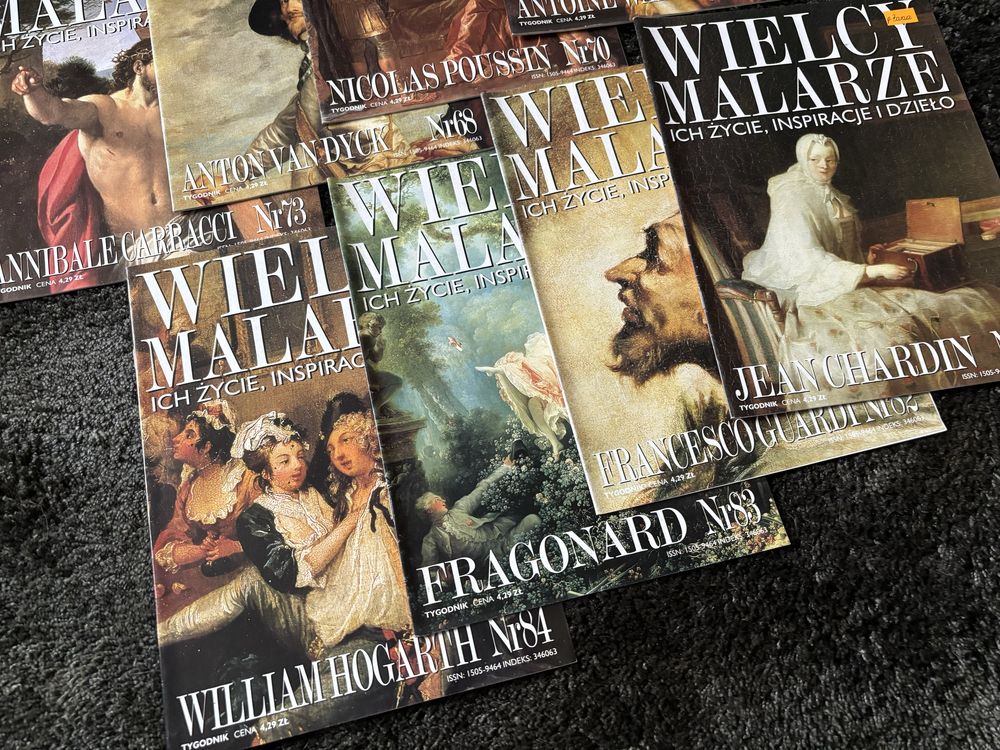 Wielcy Malarze - czasopismo - 17 zeszytów