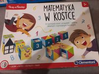 Matematyka w kostce. Uczę się bawiąc Producent: Clementoni