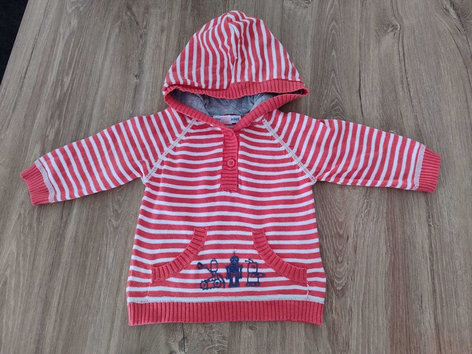 sweat de malhinha com carapuço, para bebé