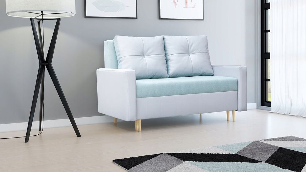 Sofa kanapa rozkłada z pojemnikiem