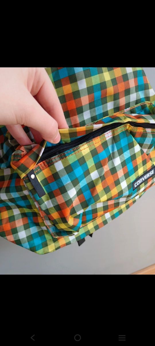 Plecak szkolny kolorowy Converse młodzieżowy nowy