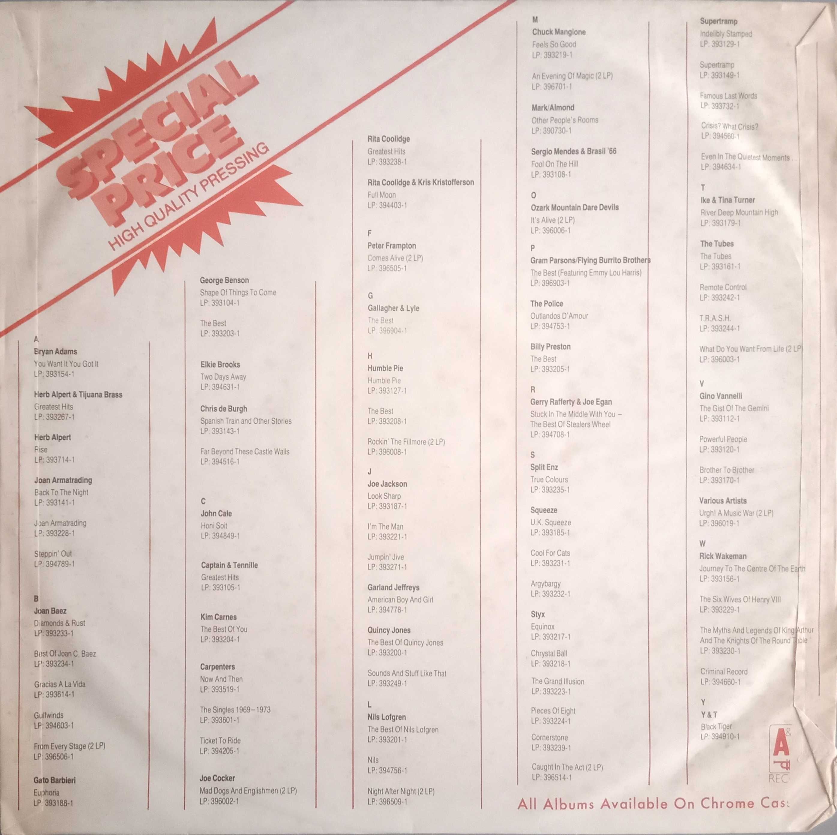 Carpenters - - - - - Now & Then - - - - - LP