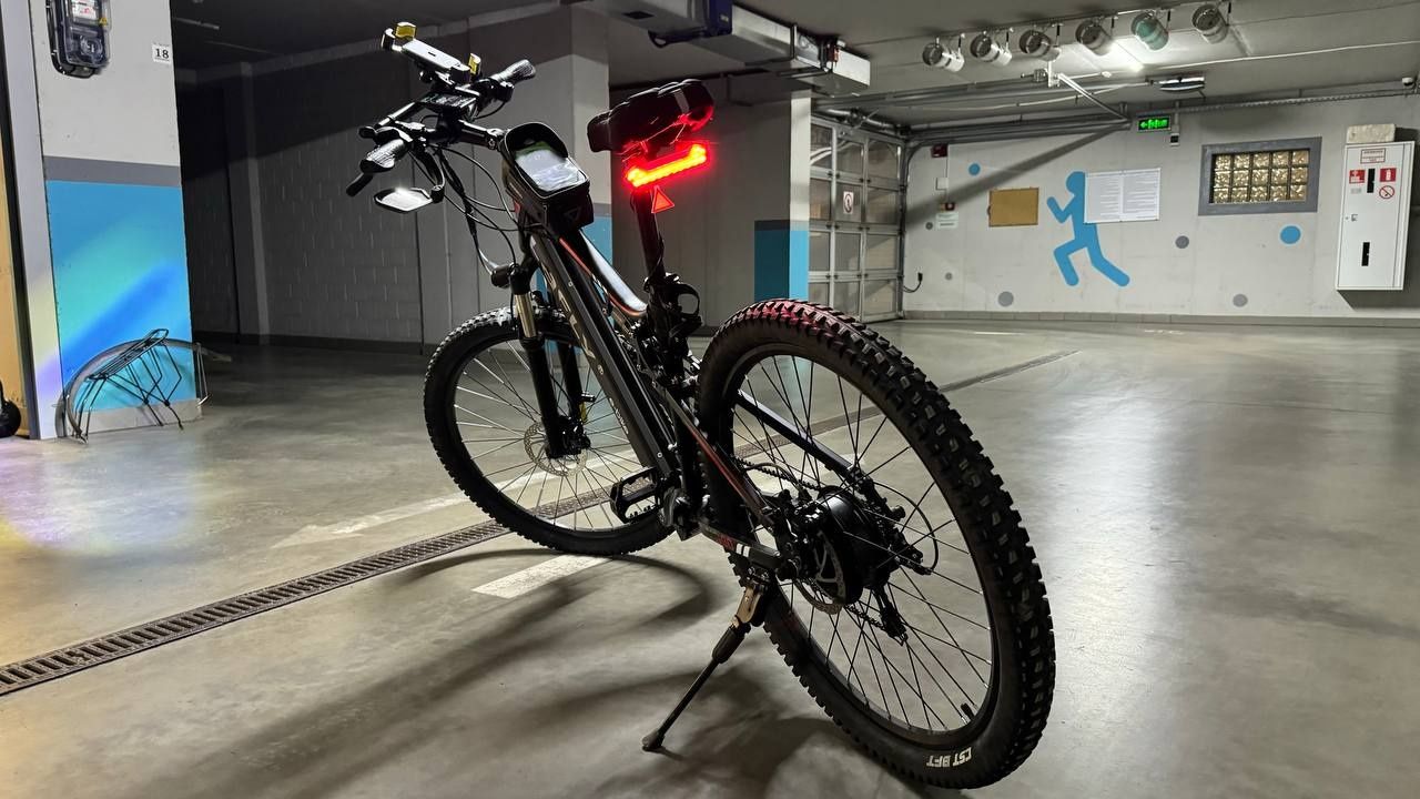 Електро велосипед двопідвіс E-BIKE 17А 48V 1000 W 27,5' НОВИЙ ВЕЛОСИПЕ