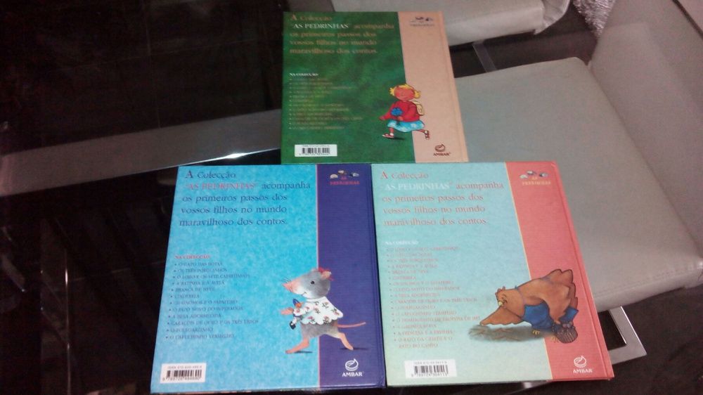 3 livros colecao nova as pedrinhas da ambar