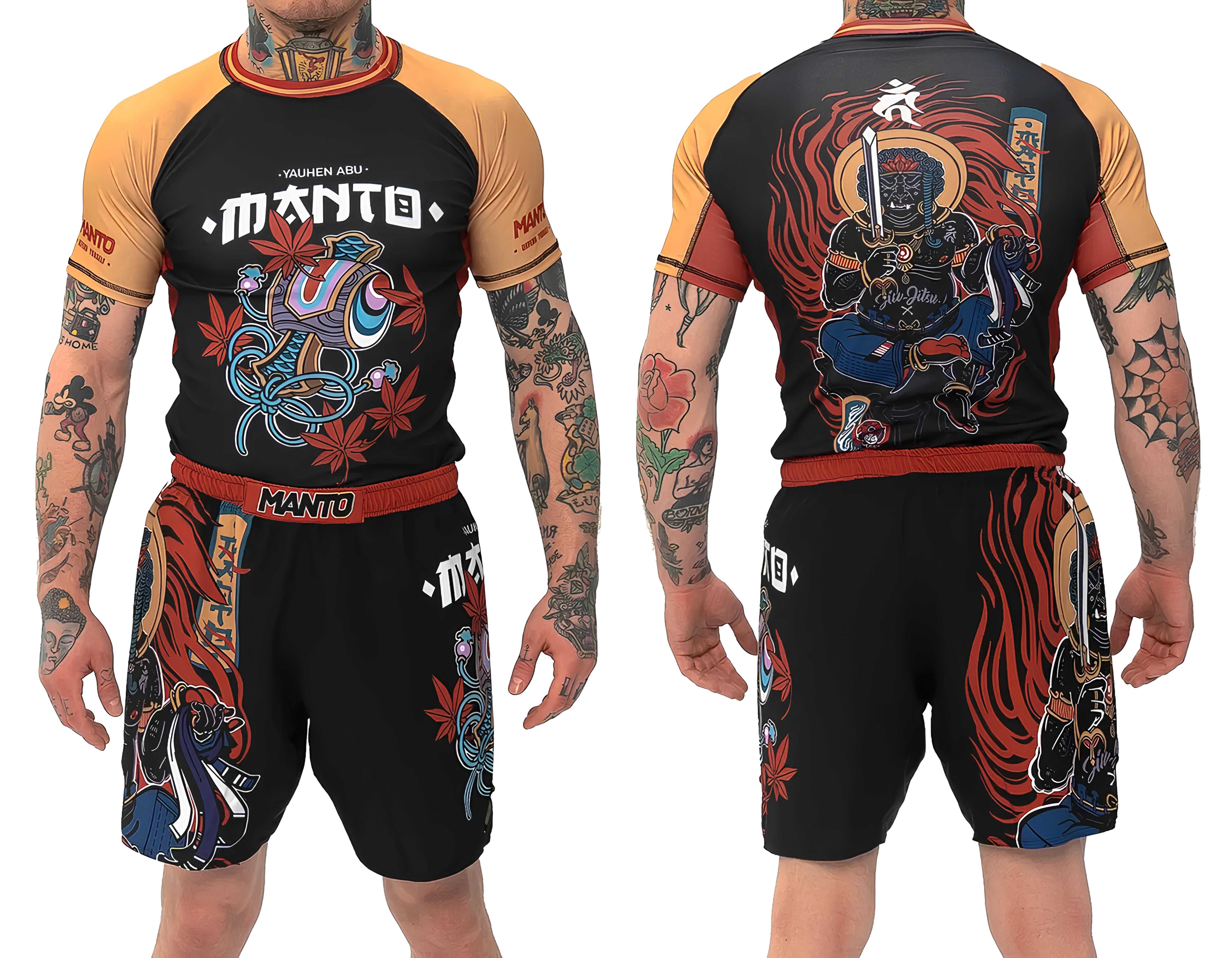 Рашгард та Шорти Комплект для Тренувань Manto MMA/БЖЖ є дитячі розміри