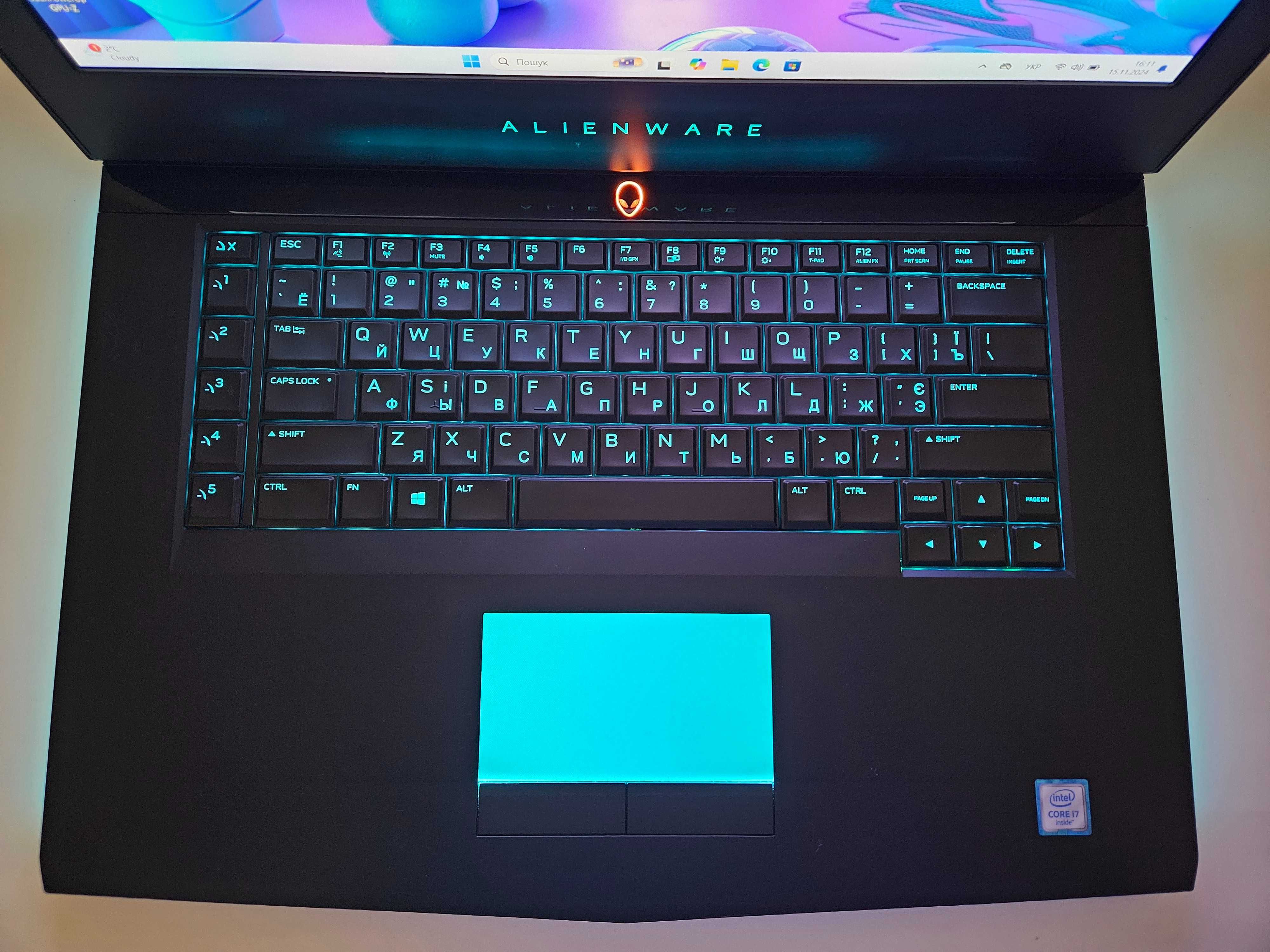 Ноутбук Alienware 15 R3 i7-6700HQ|GTX 1060|16|128|256|1Tb