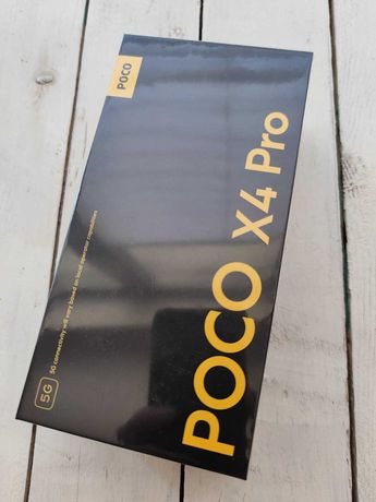 Xiaomi Poco X4 Pro 5G 6/128 Nowy Black Laser PL Menu GW Folia