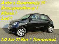 Renault Twingo 1.0 Sce 71Km*Led*Klimatyzacja*Serwisowany*Bezwypadkowy*Gwarancja