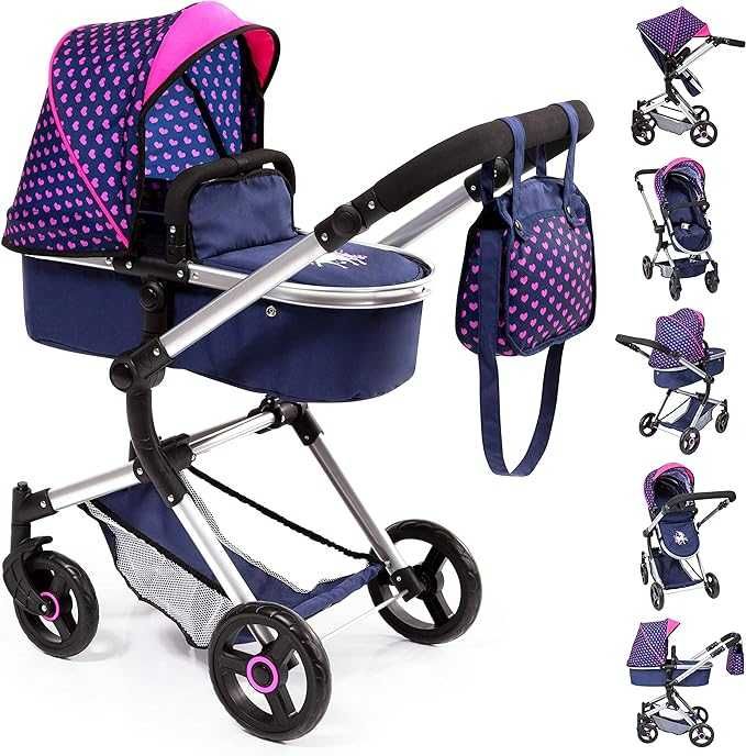 Wózek dla lalki zestaw 2 w 1 Bayer Design Combi