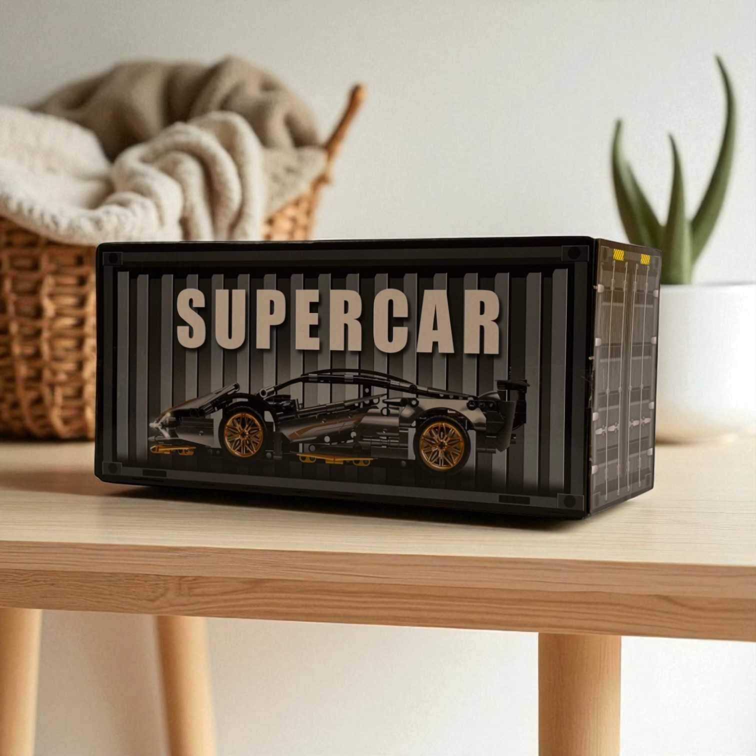 Конструктор Lamborghini Sian сірого кольору у масштабі 1:14