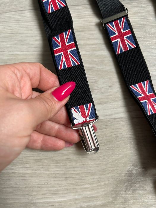 Підтяжки для штанів з прапором Великобританії