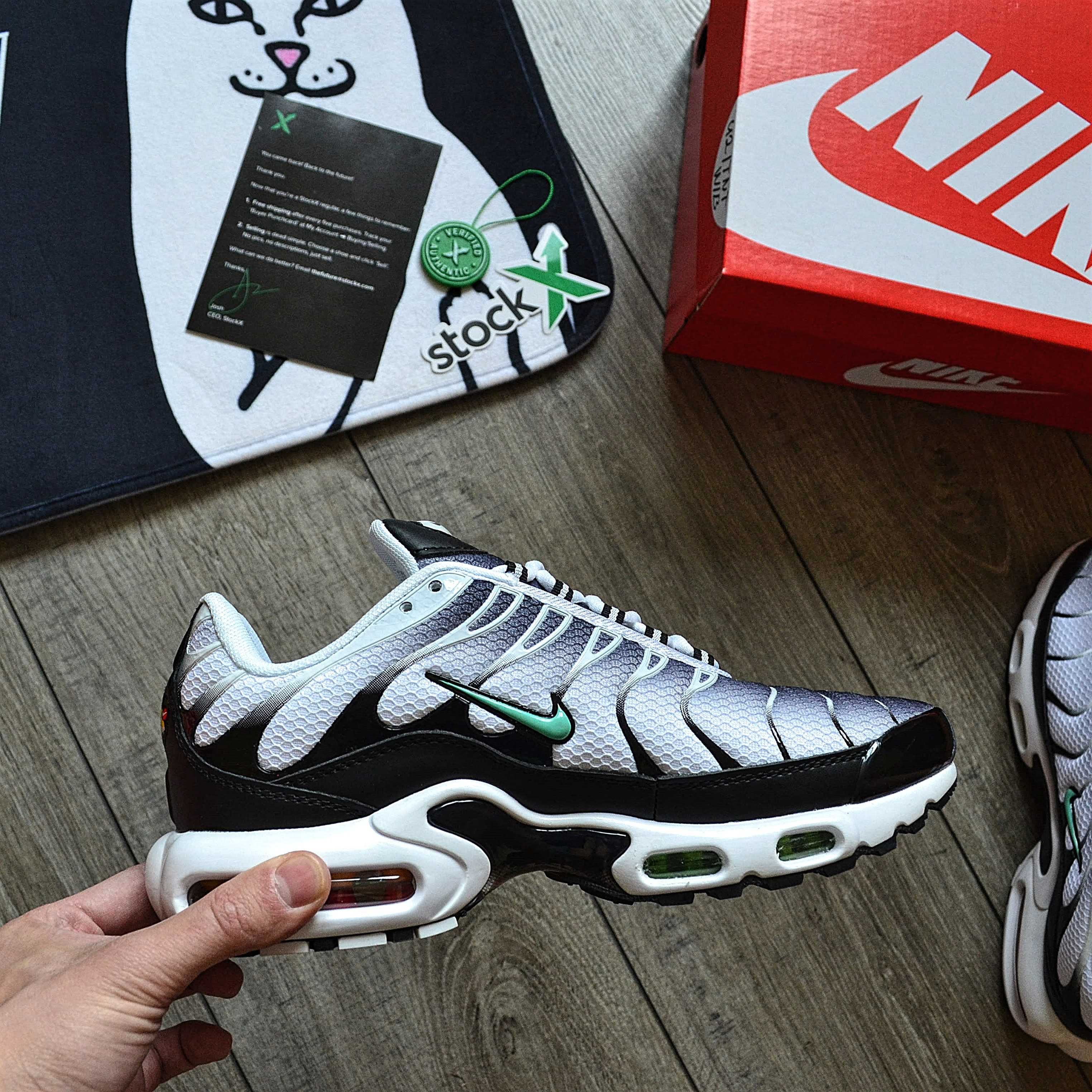 Чоловічі кросівки Nike Air Max Plus Tn 'White Black Mint Green Homme'