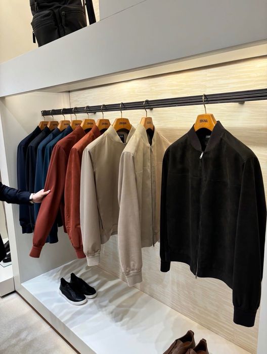 Куртка замшевая Zegna