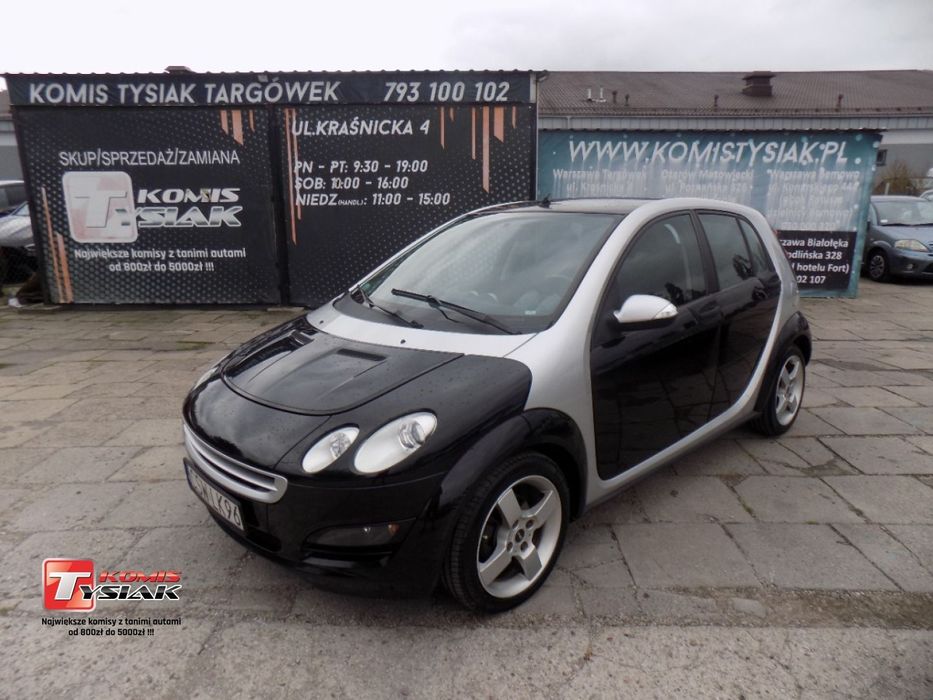 Smart Forfour !!!Targówek!!! 1.5 Benzyna (109KM), 2004 rok! Android! Klimatyzacja!