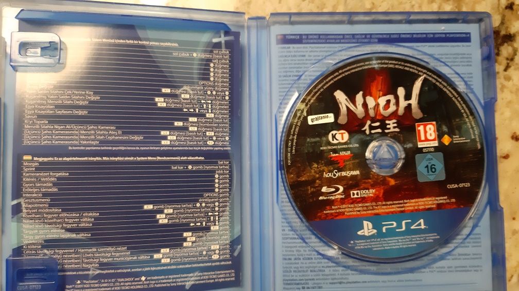 Nioh gra PS4 Stan idealny