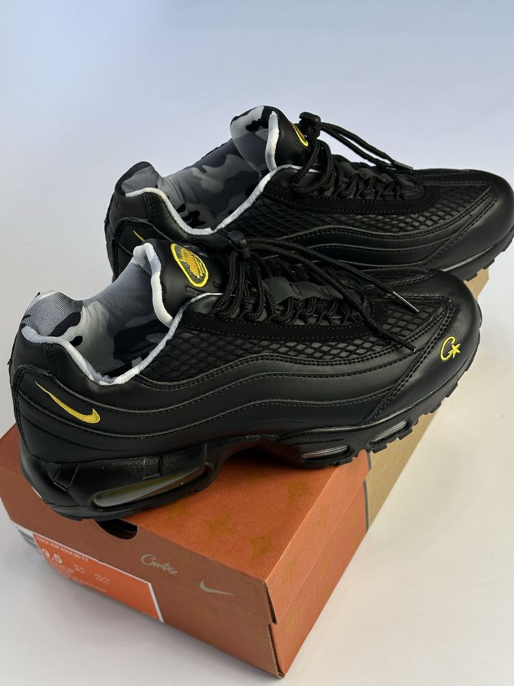 Nike Air Max 95 Corteiz кросовки кросівки найк чорні черные 43 42 44