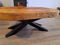 Stolik kawowy ze starego drewna hand made