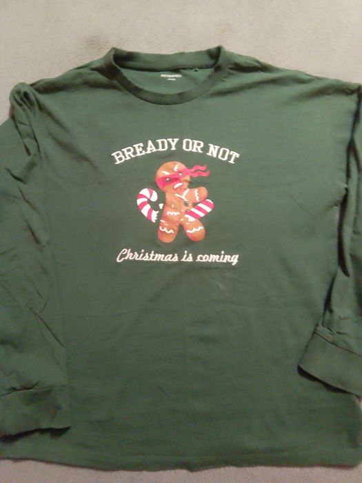 Świąteczna bluzka chłopięca rozmiar 164/170