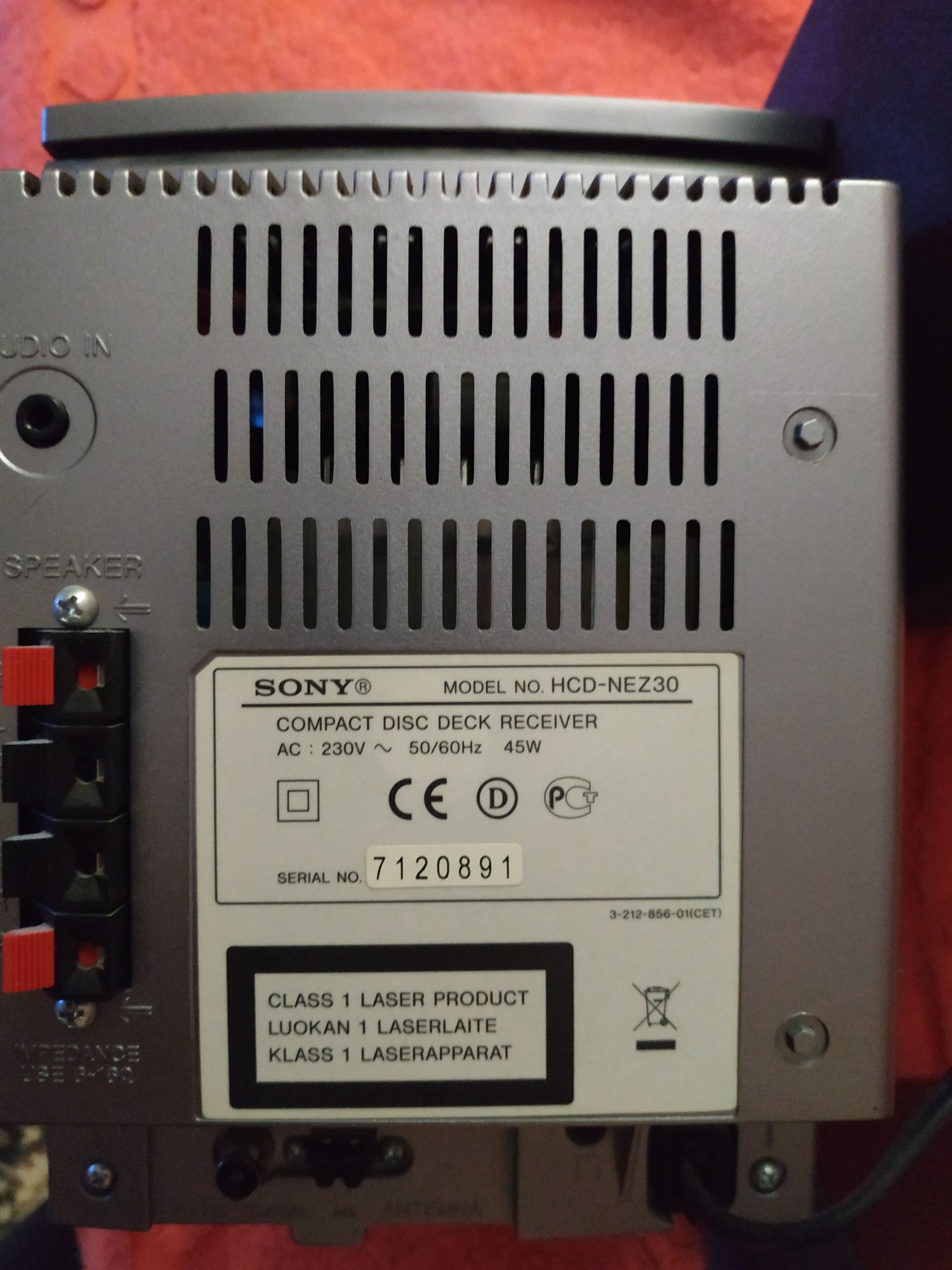 Музичний центр SONY CMT-NEZ30