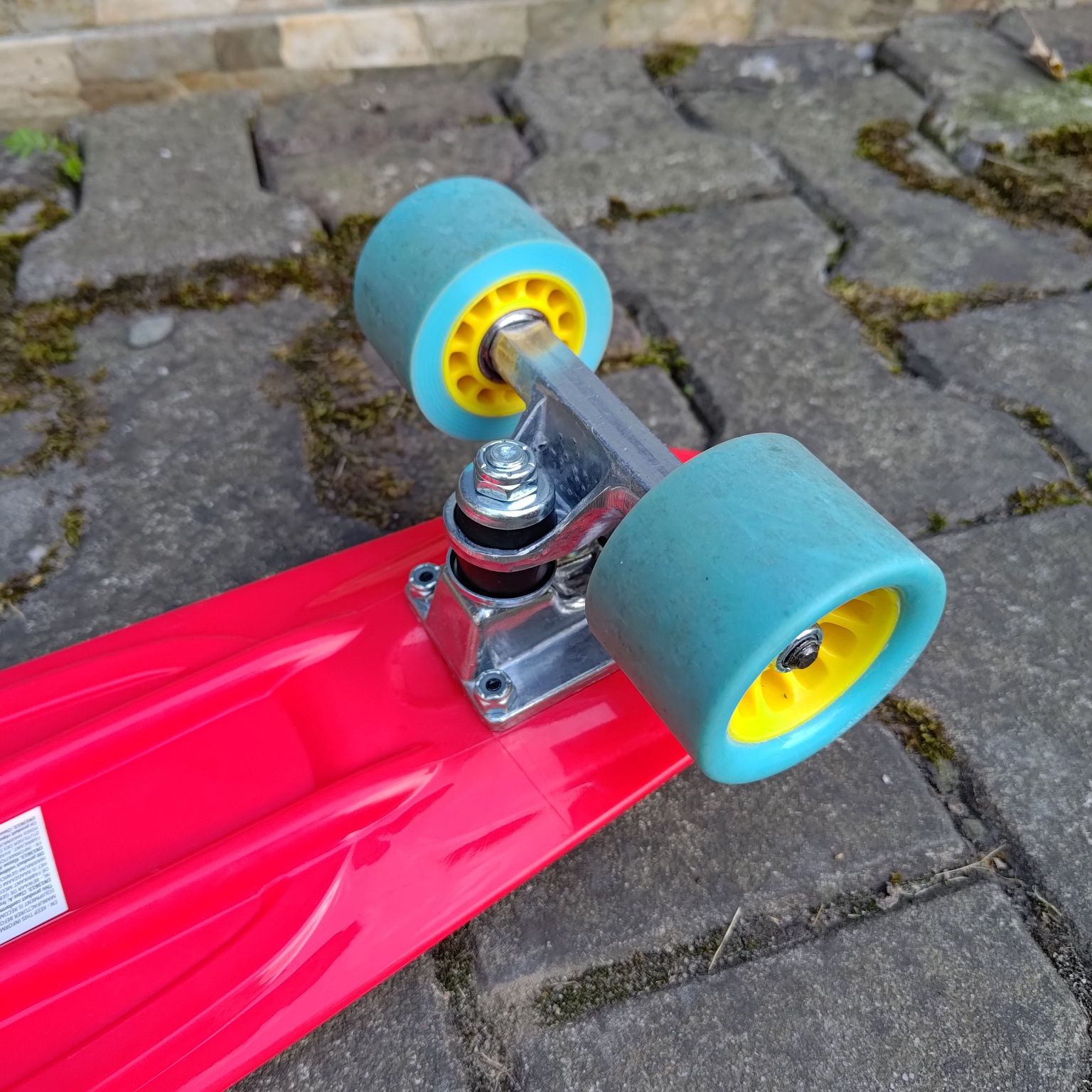 Deskorolka czerwona fiszka Skate
