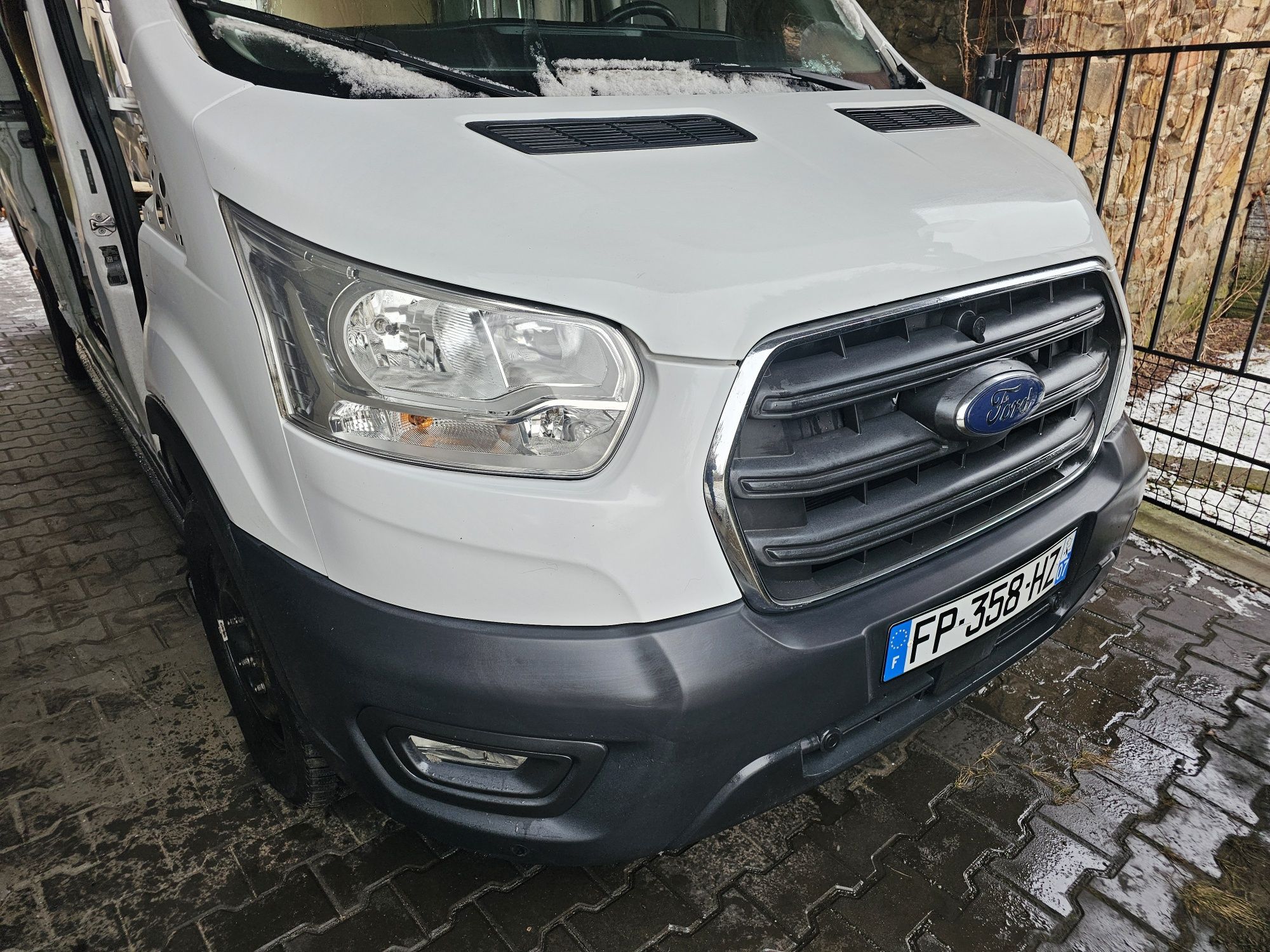 Przód kompletny maska lampy zderzak Ford transit Mk8 Lift