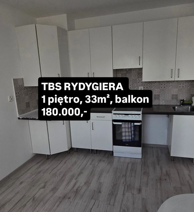 FUNKCJONALNE mieszkanie TBS, 2 piętro, oddzielna kuchnia, pow. 33 m²