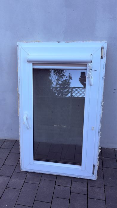 Okna z demontażu dwuszybowe złoty dąb