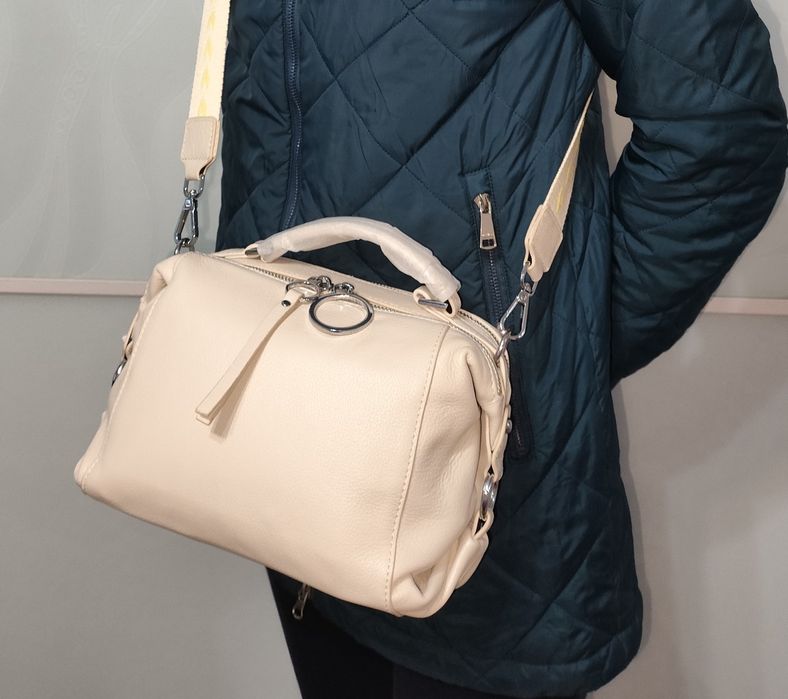 Жіноча кросбоді-сумка Zency женская сумка натуральная кожа р.23*16*12