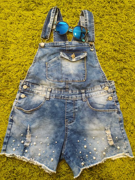 Джинсовий комбінезон 122-134см