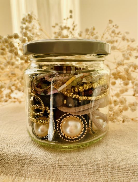 Biżuteria z koralików bransoletki pierścionki naszyjnik mystery jar