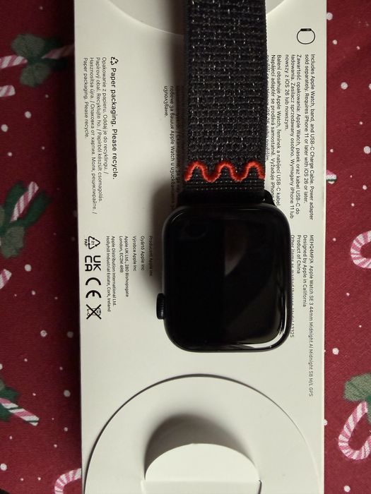 Apple Watch SE3 44mm stan idealny na gwarancji