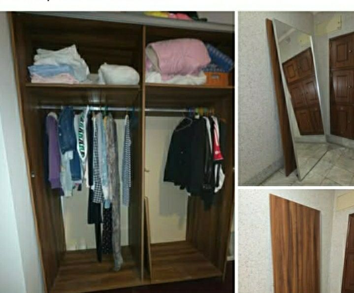 Roupeiro madeira, duas portas