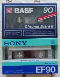 Аудиокассеты BASF Crome 90 SONY EF 90 Новые