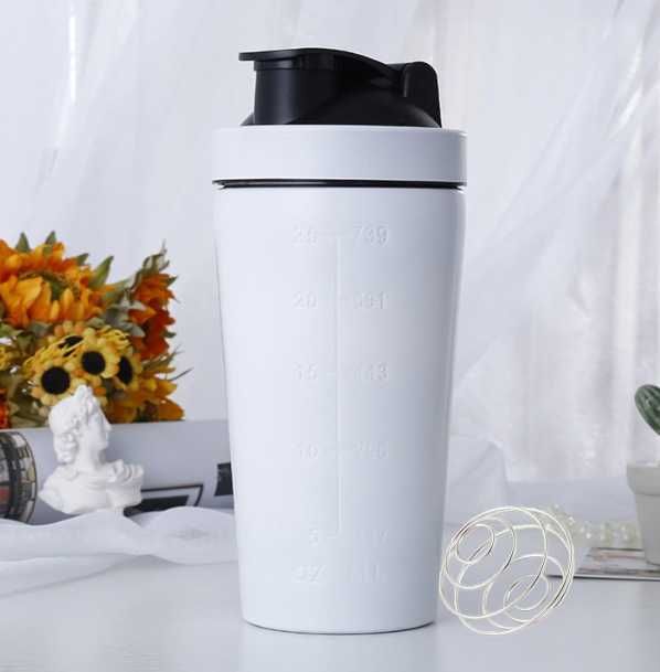 Shaker proteinowy ze stali nierdzewnej 750 ml