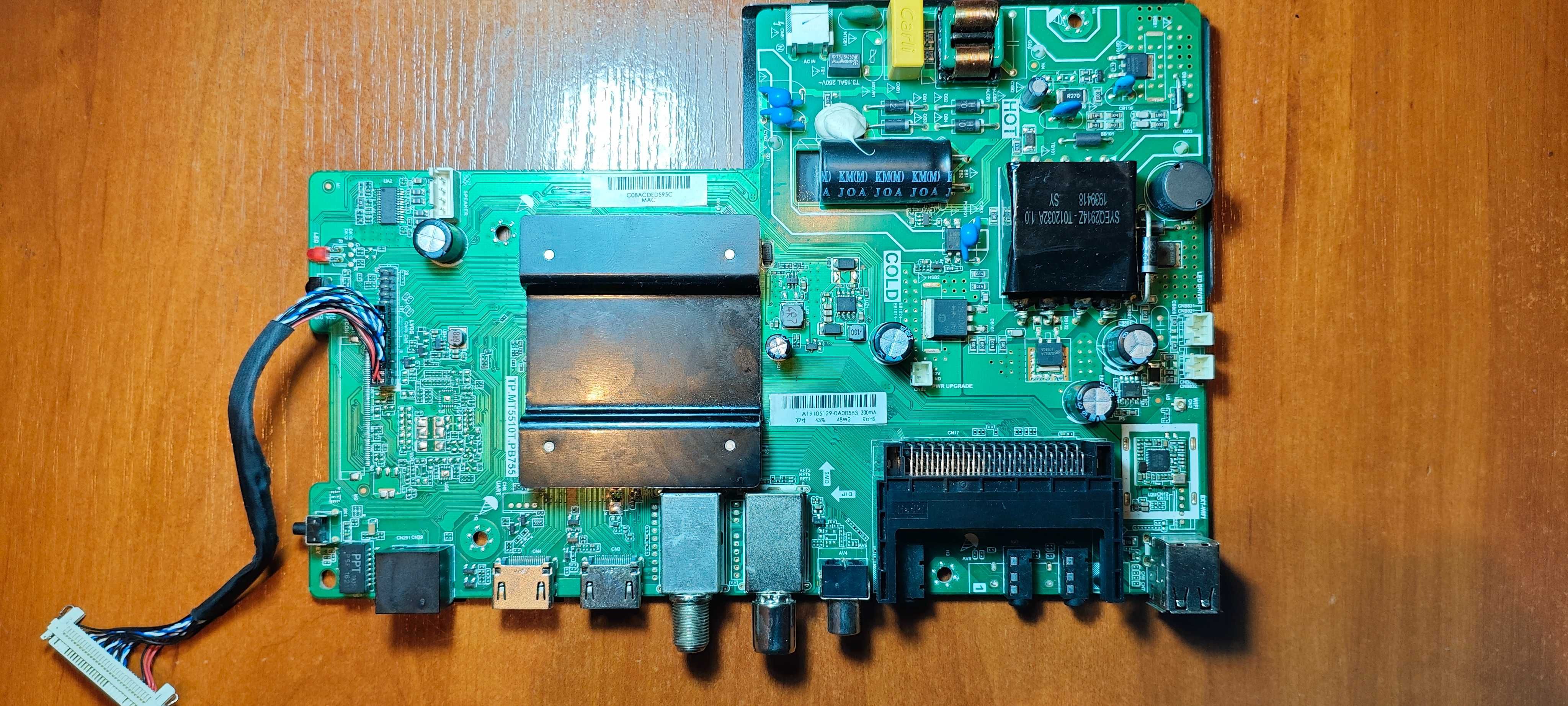Майн плати TP.MT5510T.PB755 і TD.MT9612.795 і PW.128W2.982