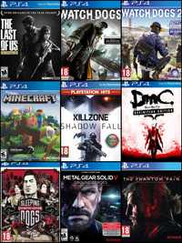 Jogos-PlayStation 4 ( pack 3 jogos á sua escolha por 25 euros)