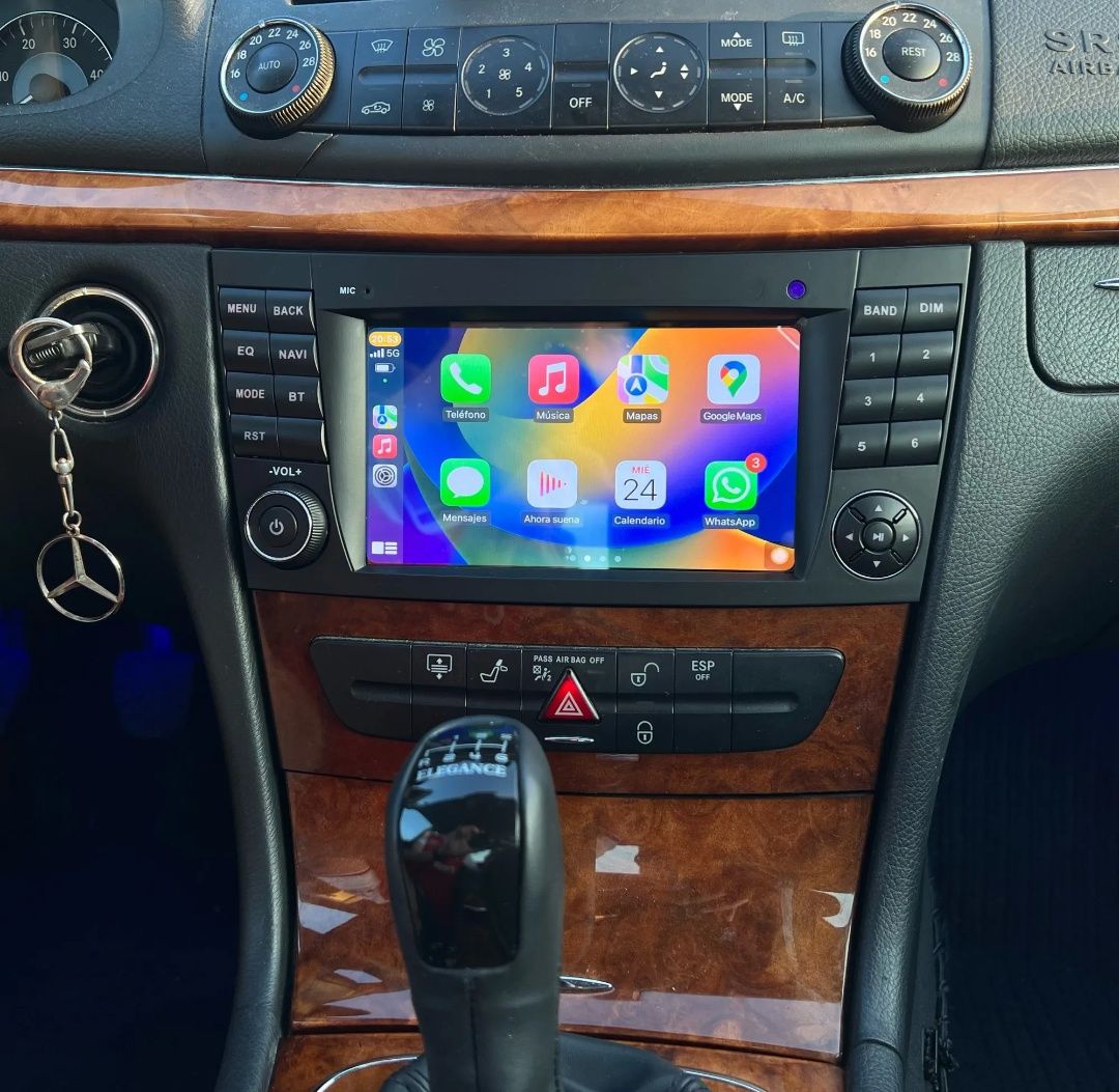 Rádio Android 13 com o Mercedes W211/CLS (Novo)