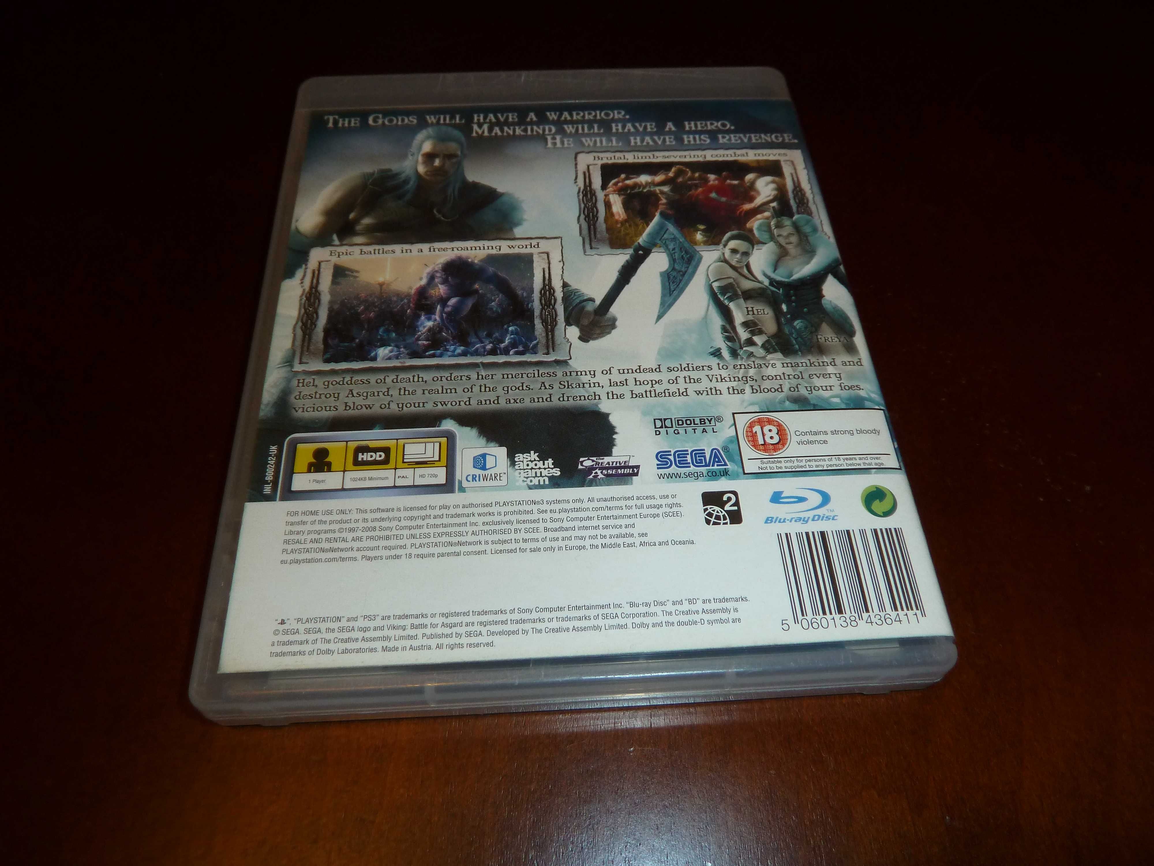 Viking: Battle for Asgard na ps3, jak nowa!