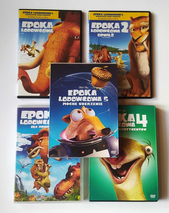 Epoka Lodowcowa - 5 x DVD