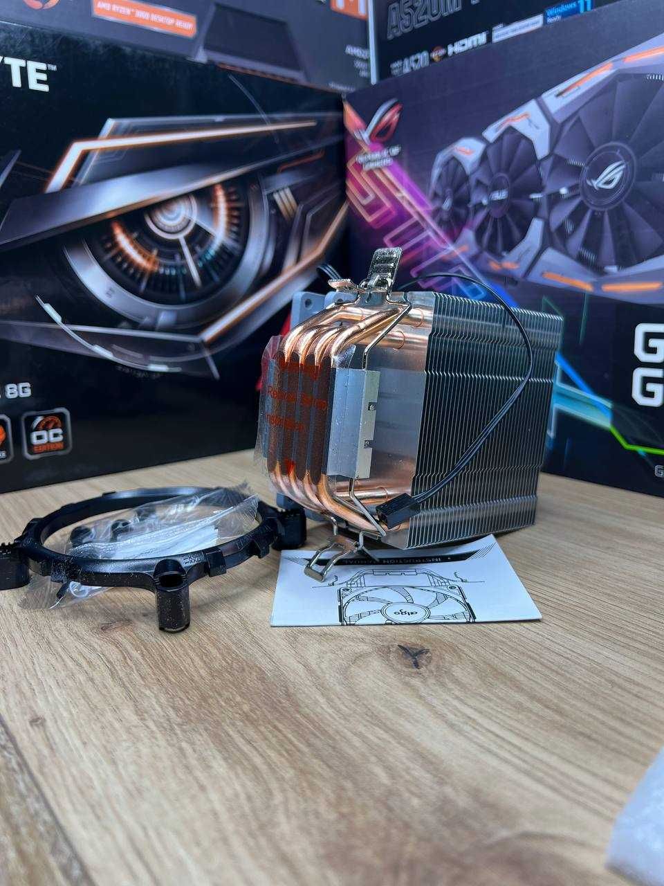 Башта для процесору Aigo ICE400SE з підсвіткою(кулер охолодження)