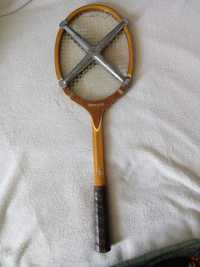 Ракетка для большого тенниса деревянная MADE IN USA  с правилом