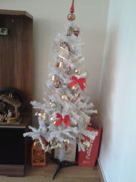 Árvore de Natal branca 150cm